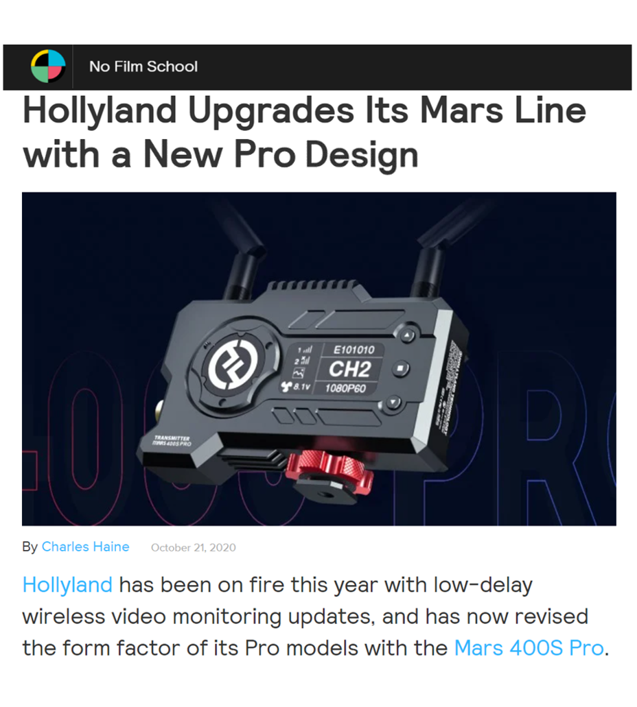 Hollyland Upgrades Its Mars Line with a New Pro Design  - No Film School