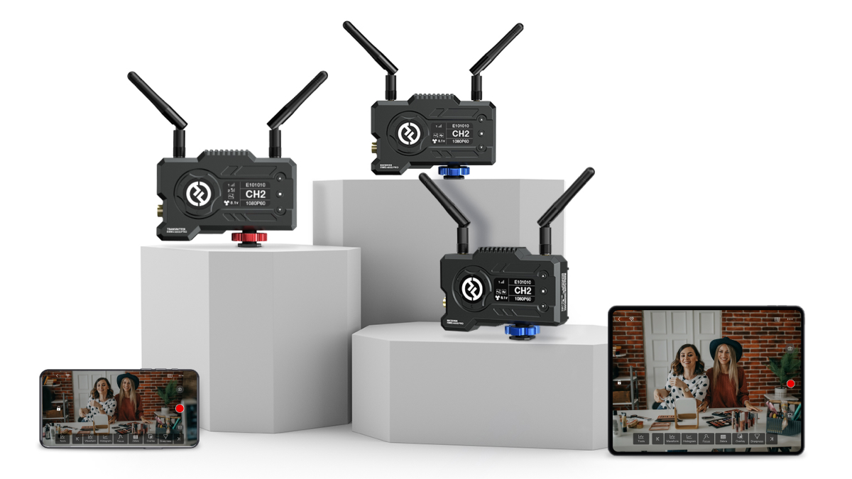 1 Transmitter x 2 Receivers Efficient Monitoring Made Easy