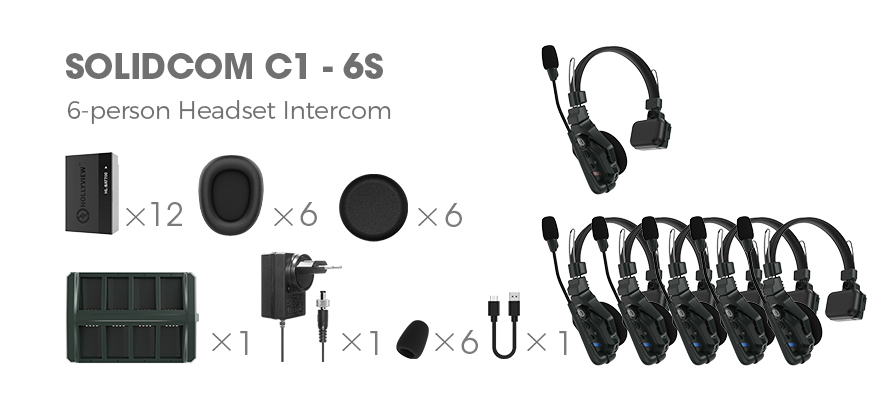 hollyland wireless intercom solidcom c1 packages