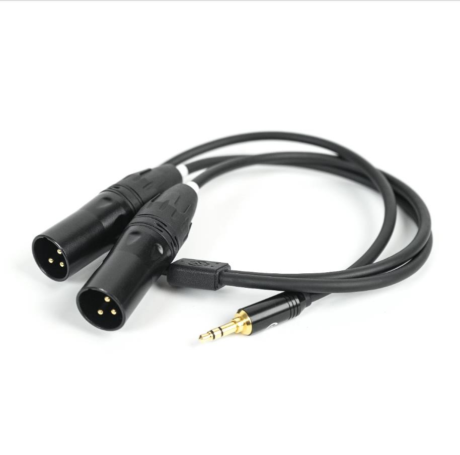 3.5mm to Dual XLR Audio Cable