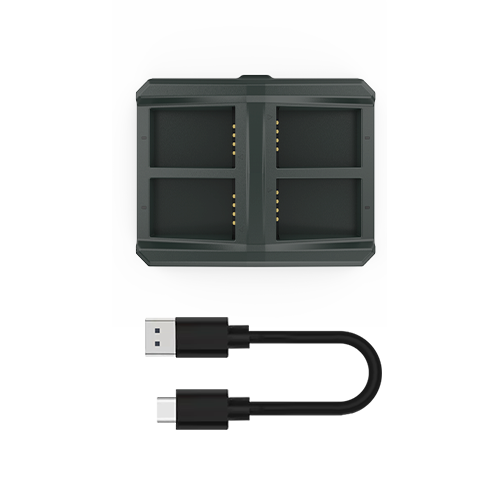 Solidcom C1 (Pro) 4-Slot Battery Charging Case
